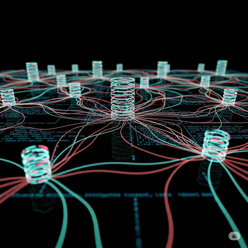 Infrastructure as Code Abstract Concept